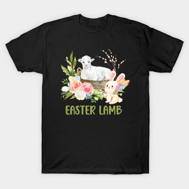 Easter Bunny Beautiful Easter Eggs T-Shirt by ArtManryStudio